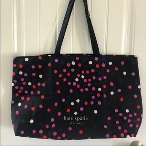 Kate Spade Polka Dot Tote Extra Large Tote Bag
